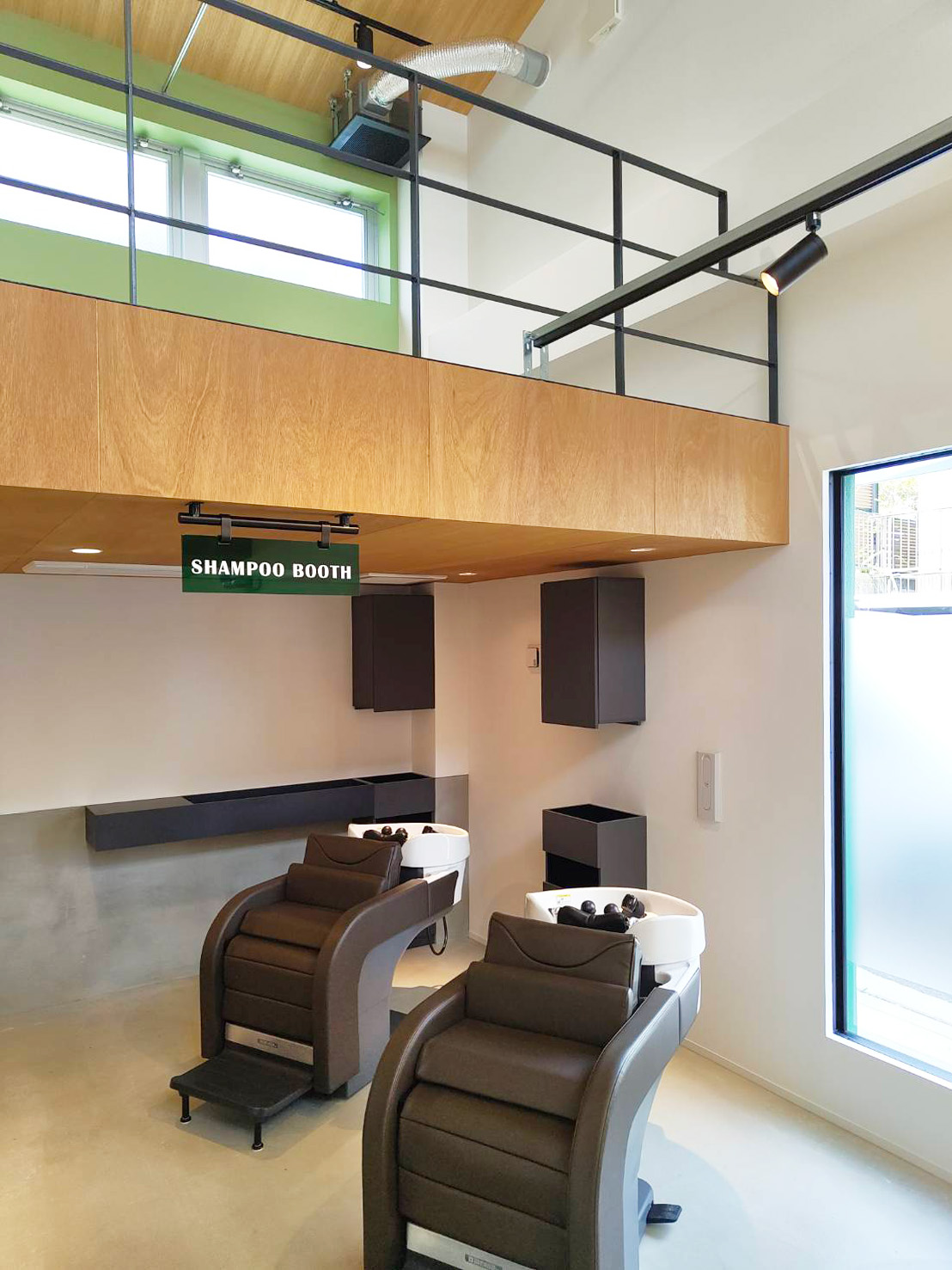BioTop_美容室・美容院_内装_シャンプー_施工事例