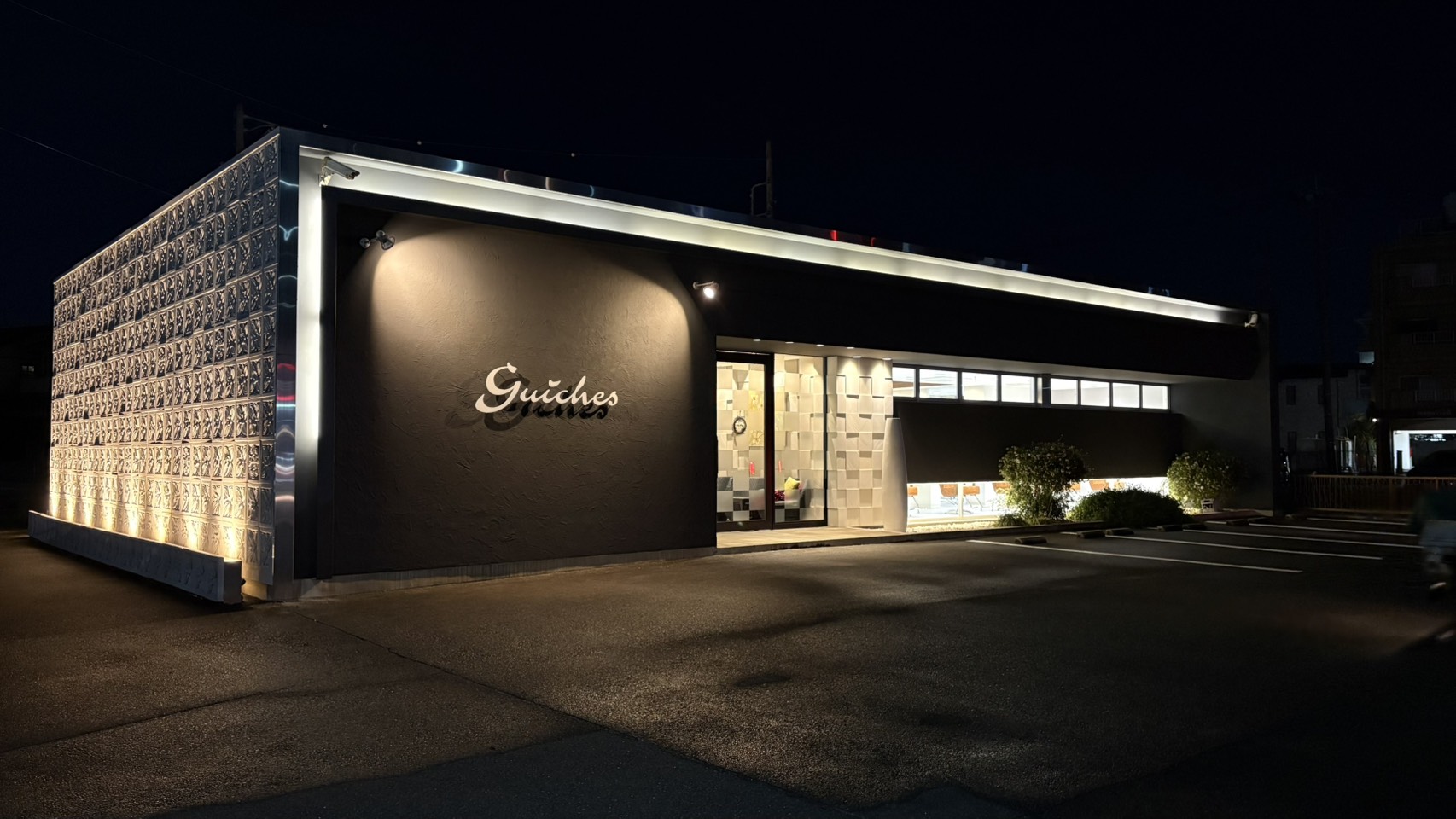 01.guiches北外山店_美容室・美容院・ヘアサロン_外観_ファサード_施工事例