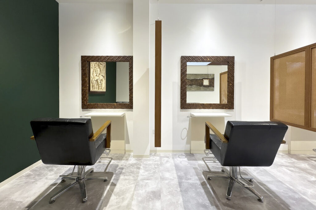 09.guiches北外山店_美容室・美容院・ヘアサロン_内装_セット面_施工事例